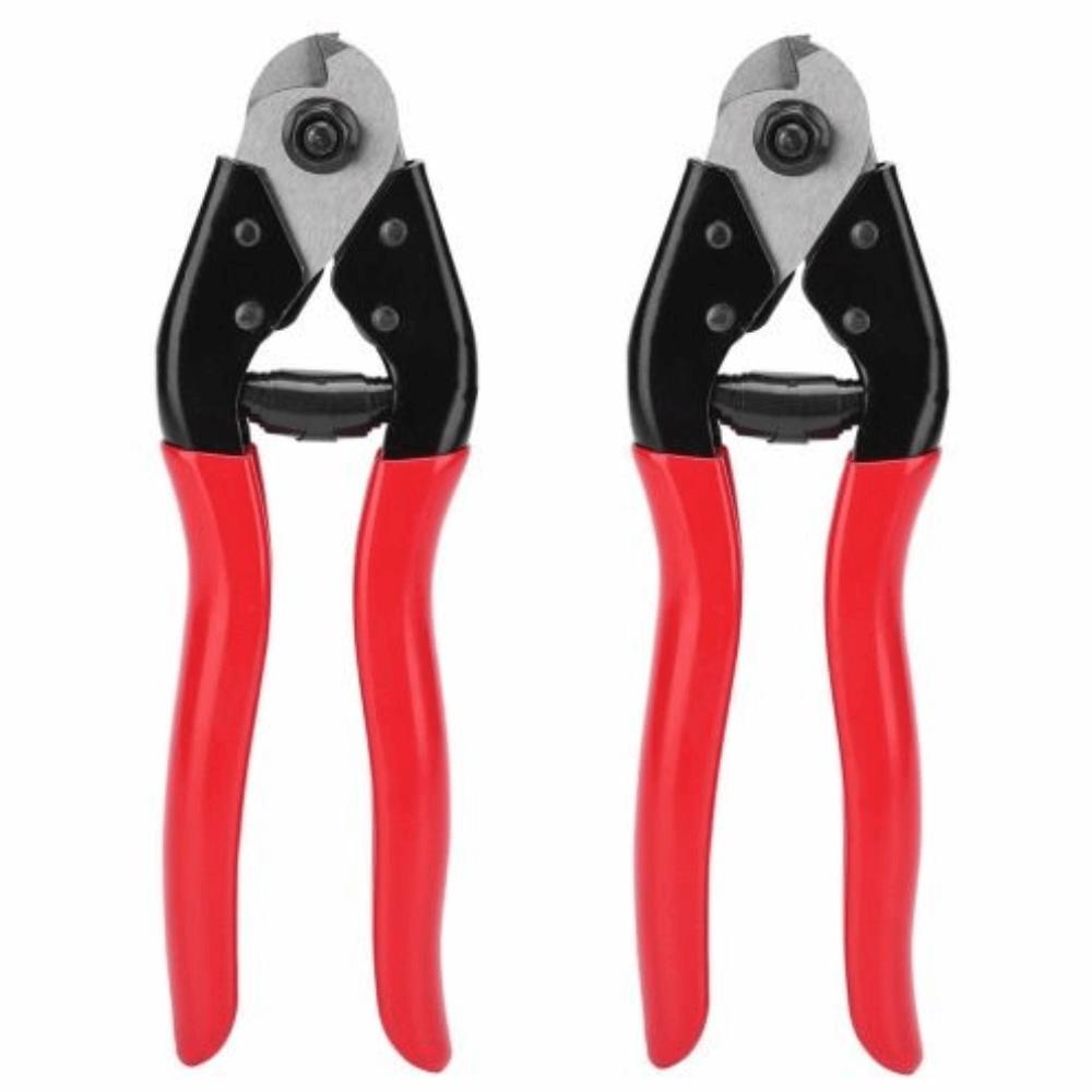 2PCS Multifunctional Bike Cable Cutter Chrome Vanadium Steel Line Pipe Wrench  Mountain Bike