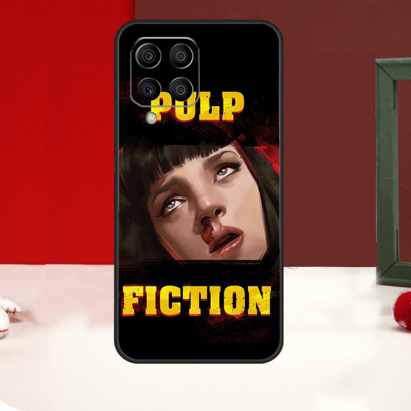 Mia Pulp Fiction Case For Samsung Galaxy M52 M32 M12 M54 M34 M14 M35 M56 M06 M55 M15 M11 M13 M16 M36 M31 M53