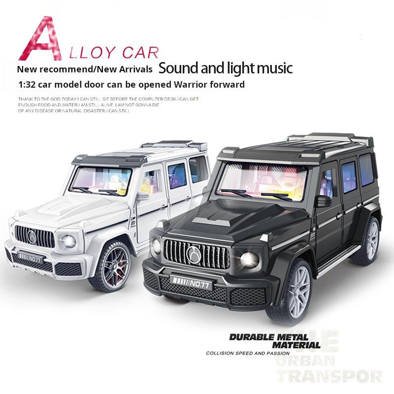 1/32 Scale Simulation NO.777 SUV Plastic Car Toy Car Model Luminous Inertia Toy Die Casting Car Model Children Toy New Year Gift