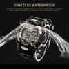 Smael 1527 Shock Resistant LED Function Adjust Wristwatch Reloj Digital Resin Material Watch Outdoor Sports Creative Men Date