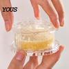 Transparent Garlic Masher Manual Twister, Multifunctional Mincer, Easy Rotation And Cleaning Portable Sauce Preparation Tool Chopper, Kitchen