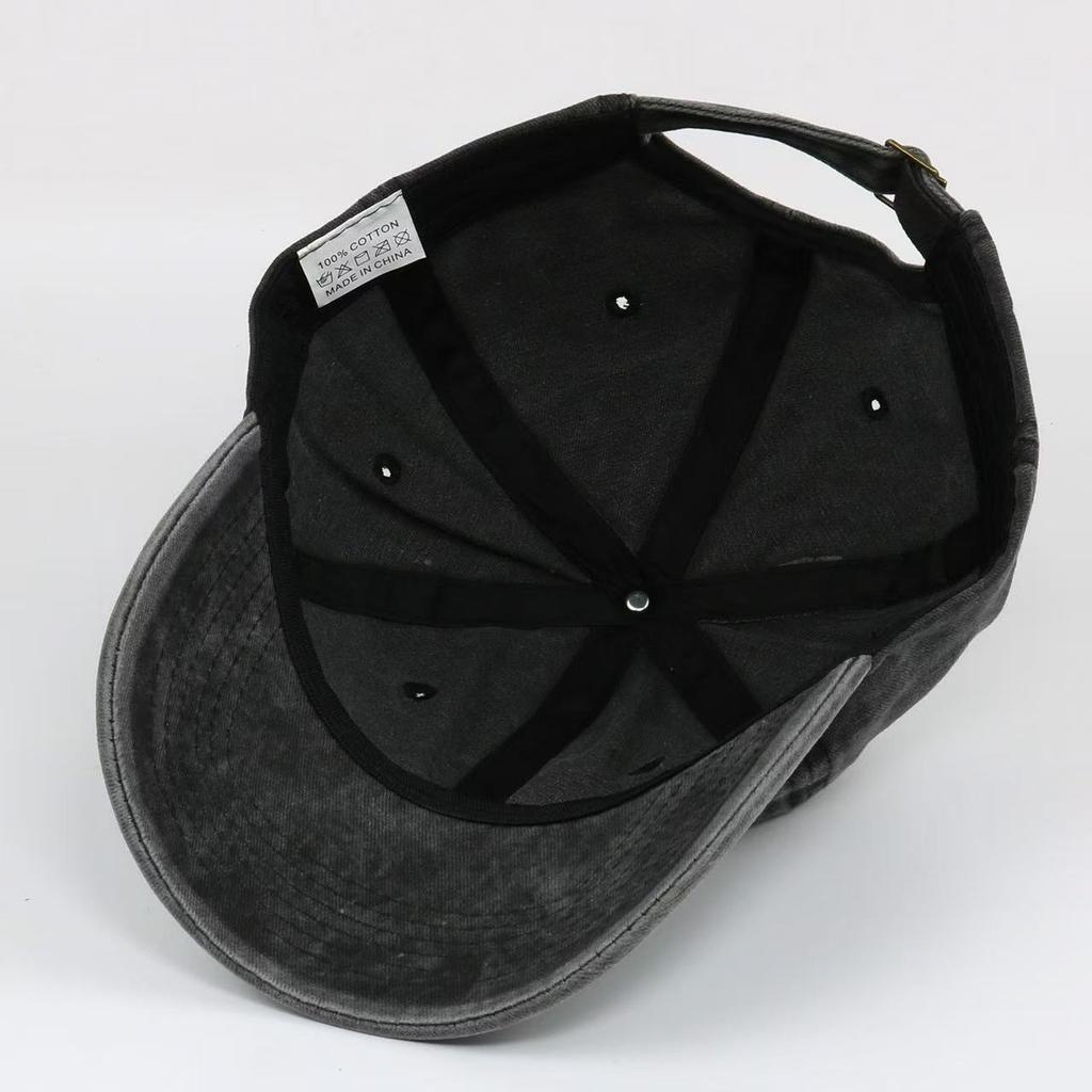 Men'S Washed Cotton Baseball Cap With Ride A Horse Embroidery Dad Hat Sport Golf Cap Sun Hat For Men Uv Blocking Bungee Hat