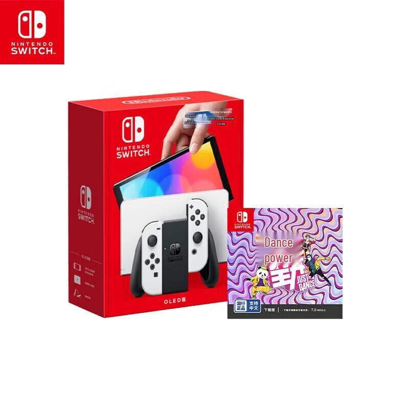 Nintendo Switch OLED Console with White Joy-Con (CN version)