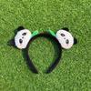 Universal giant panda hair band three-dimensional panda hair accessories doll hair pin face washing sweet panda hair pin