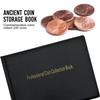 240 Coin Collection Album for Ancient Coin Currency Collection Supplies with Protective Cover Vintage Coin Storage Album