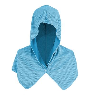 Asciugamano con Cappuccio Rinfrescante - Protezione UV, Asciugatura Rapida, Perfetto per Sport, Campeggio, Allenamenti, Ciclismo, Golf, Corsa, Escursionismo
