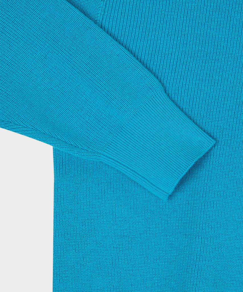 Teildeon Cotton Cashmere Crewneck Sweater Blue