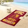USC Trojans Print Beach Towel, Large Soft Quick Dry Towel for Beach Camping Swimming