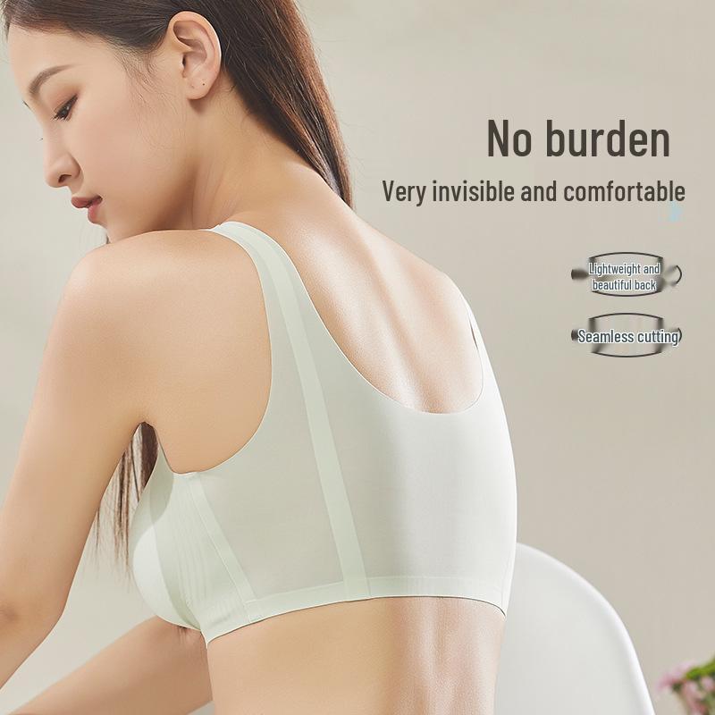 Aurora Wind Seamless Quick-Dry Ice Silk Cooling Teardrop Bra - Nude, Light & Breathable