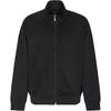 Jacquard Pattern Stand Collar Zip Long Sleeve Sweatshirt Men Sweatshirt Black 6DZMLA-ZJNMZ-1200