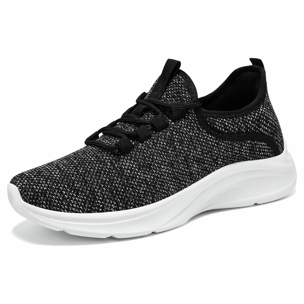 Unisex shoes versatile new casual sports shoes breathable walking net shoes soft sole comfortable fly knitting