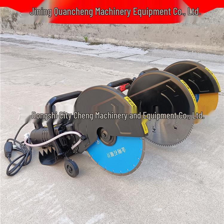 Electric Portable Concrete Pavement Cutter - Full Set Circular Saw for Demolition
