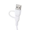 Type C USB to Double Type C+Micro USB+ Watch Charger Cable for Cellphone Tablet Watch Multi Charging Cable