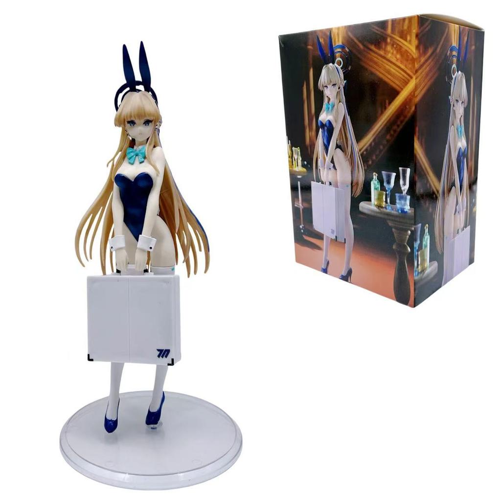 23cm Blue Archive Anime Girl Figure - Bunny Girl Figure, Figurine, Sexy Model Doll, Toy Gift, Collectible Decoration