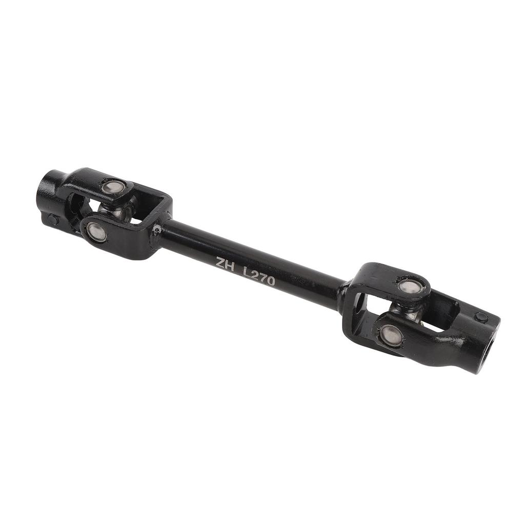 270mm Steering Shaft Assembly M14 30T Steel Alloy High Strength for Go Kart ATV Quad Mini Bike