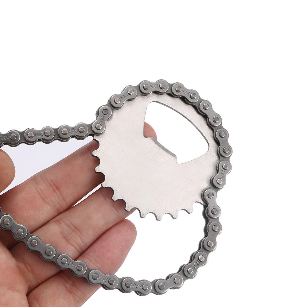 1 Pcs Creative Bicycle Chain Bottle Opener Bar Drinks Beer Tools Novelty Beer Cap Opener Kitchen Accessories