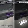 HD LED For Mitsubishi Outlander Pajero ASX Lancer EX Eclipse Cross Logo Car Door Courtesy Light HD Projector Welcome Lamp