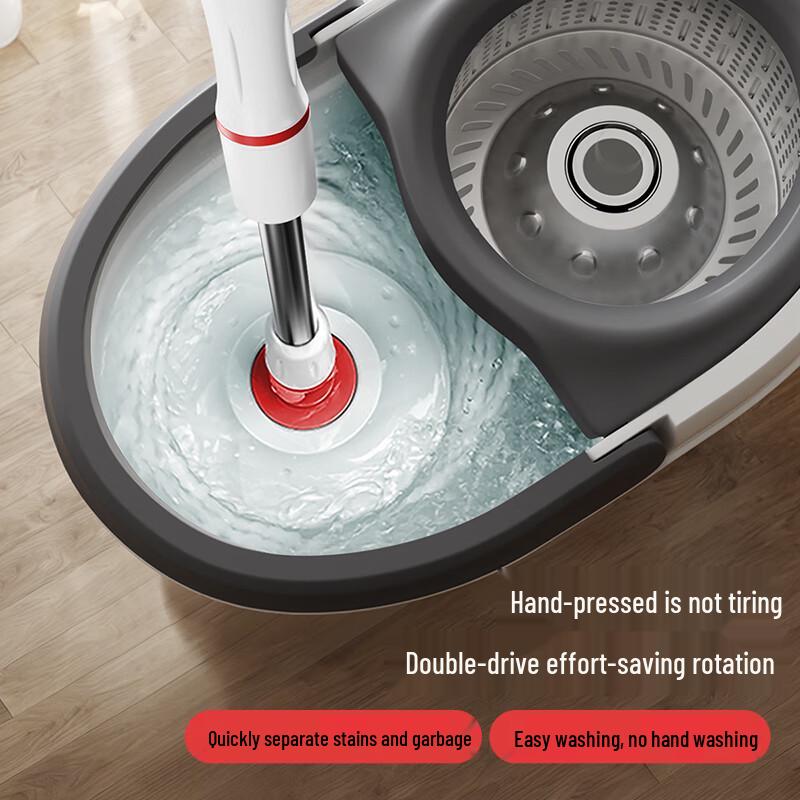 Good Wife Dual-Drive Hands-Free Spinning Mop