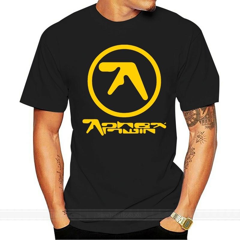 Aphex Twin Logo TShirt Size S M L XL 2XL 3XL New Fashion T shirt Brand Hip Hop Print Men Tee Shirt High Quality