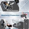 Case for iPhone 16 Pro Max with Magnetic Circle + 2 Tempered Glasses + 2 Lens Protectors