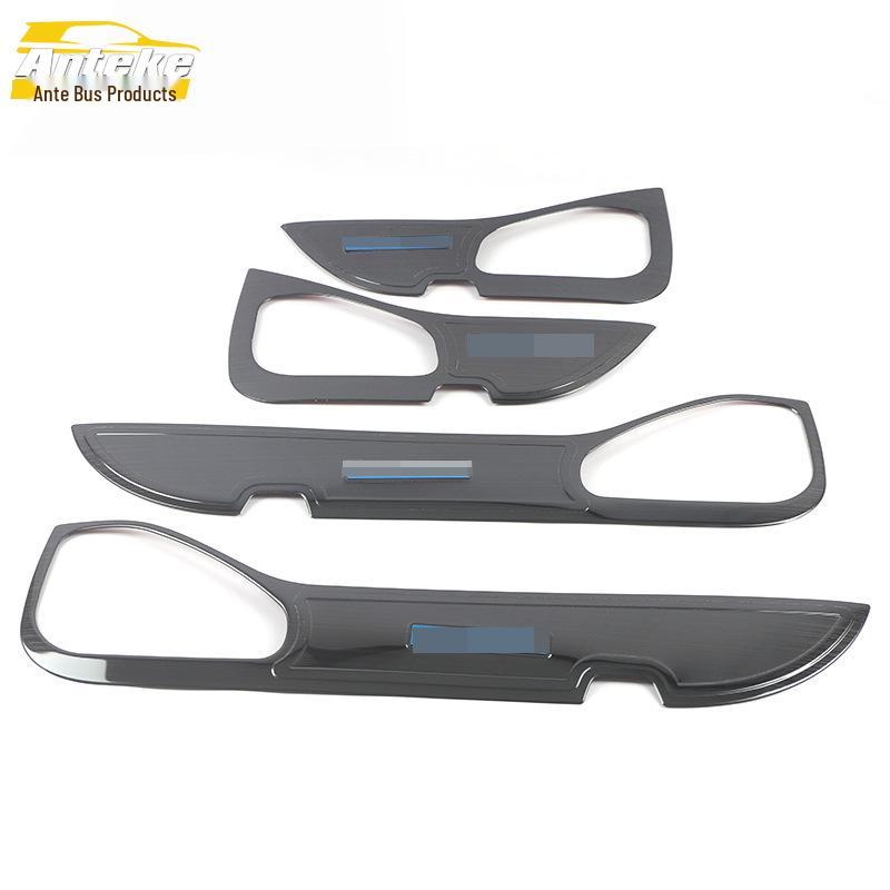 Stainless Steel Anti-Kick Plate for Pajero Sport Door Armrest, Decorative Sticker for 20 Models