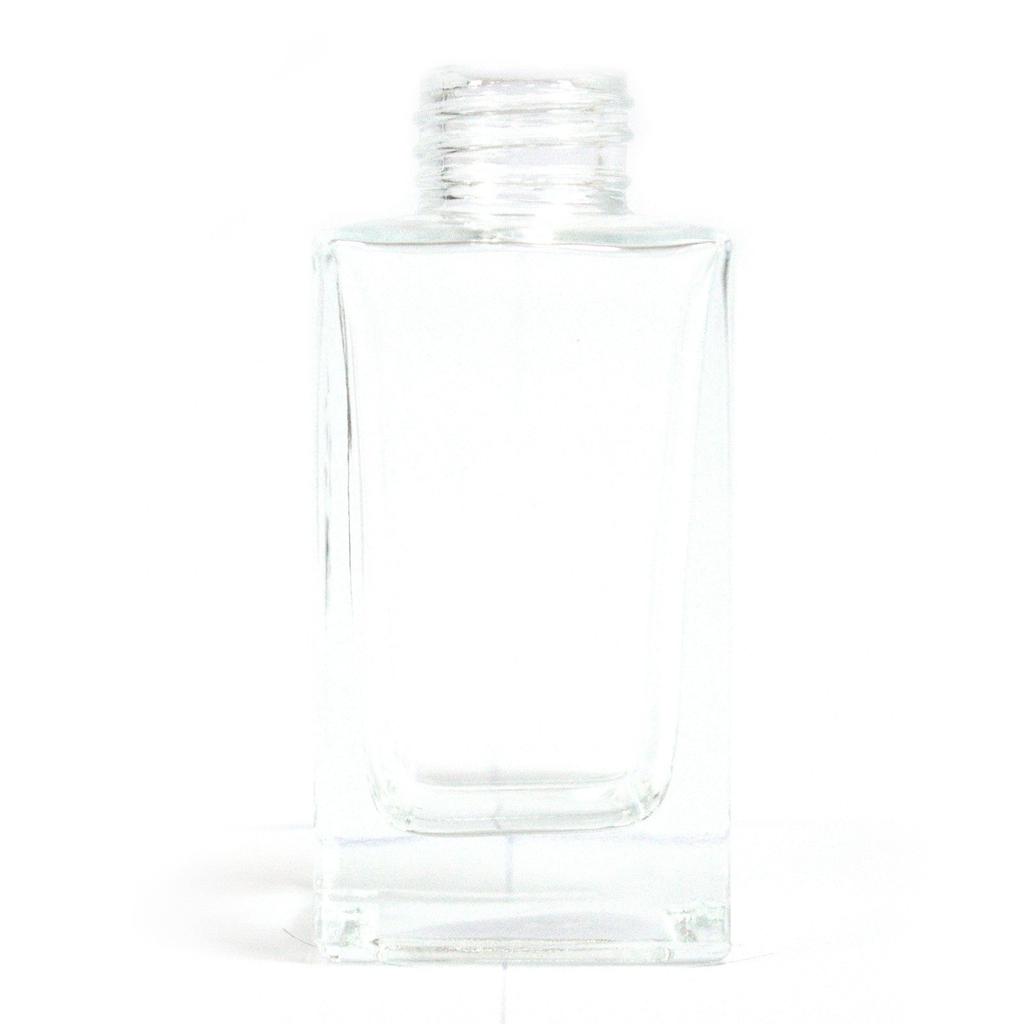 100 ml Square Long Reed Diffuser Bottlle – Clear