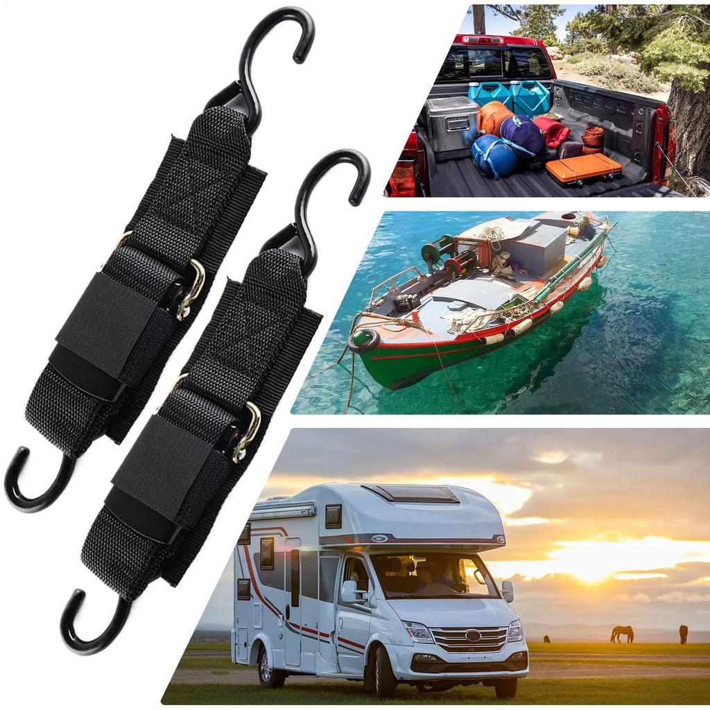 Ratchet Tie Down Straps Heavy Duty Ratcheting Belt Cargo Luggage Belt For Trailer Truck Motorcycle Kayak Roof Rack Camping