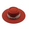 European, American Autumn and Winter Woolen Top Hat Cm Retro British Temperament Big Eaves Jazz Hat Women Felt Hat Korean Street Shot