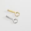ANDYWEN 925 Sterling Silver Gold Earring Drop Earring Women Wedding Luxury Fine Jewelry 2023 Winter Good Lucky Jewelry