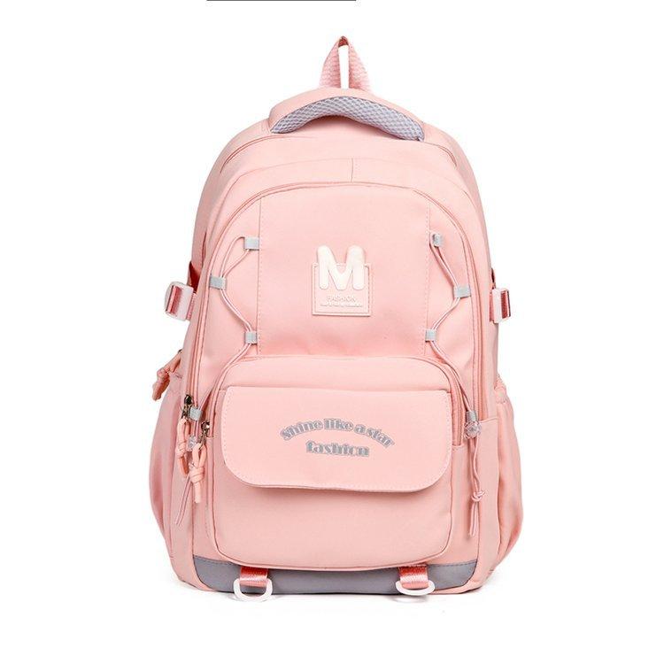 

Школьный рюкзак для учеников с третьего по шестой класс, женский рюкзак большой вместимости розовый