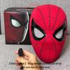 Adult Spider-Gwen Cosplay Helmet Touch Activated Light Up Electric Movable Eyes Mask Halloween Party Headgear