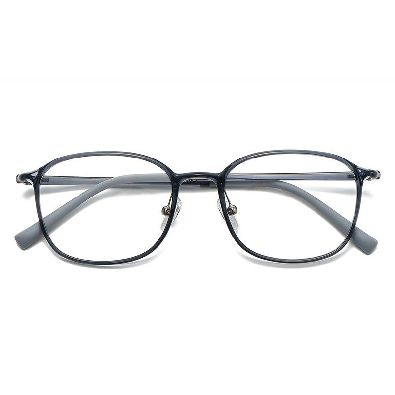 Ultralight Retro Square Eyeglass Frames - Unisex High-End Korean Design