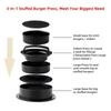 Round Hamburger Burger Press Beef Grill Food-Grade ABS Hamburger Helper Meat Press Cutlets Patty Maker Mold Kitchen Gadgets 4