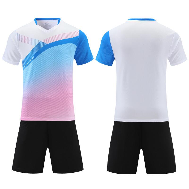 Children's badminton jersey training suit men's summer short-sleeved table tennis jersey game jersey sportswear