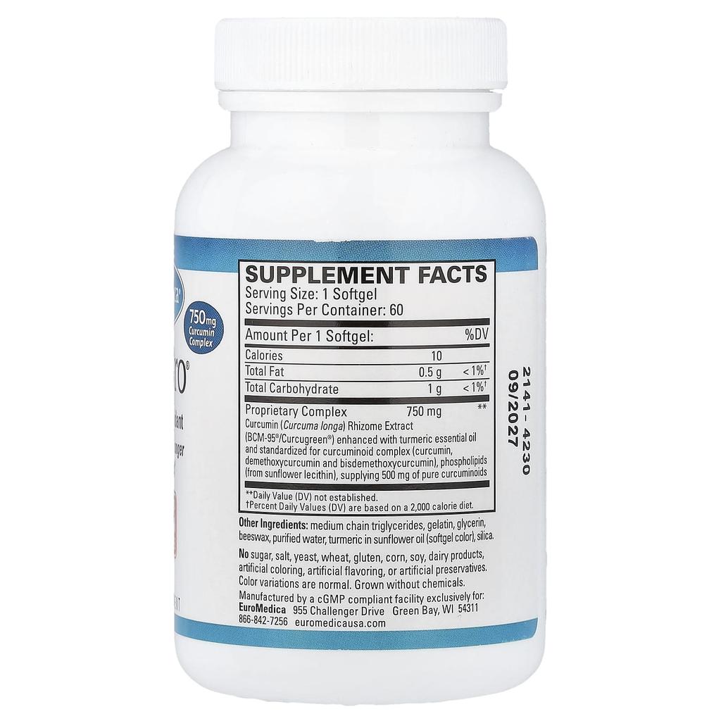 EuroMedica, CuraPro®, 60 Softgels