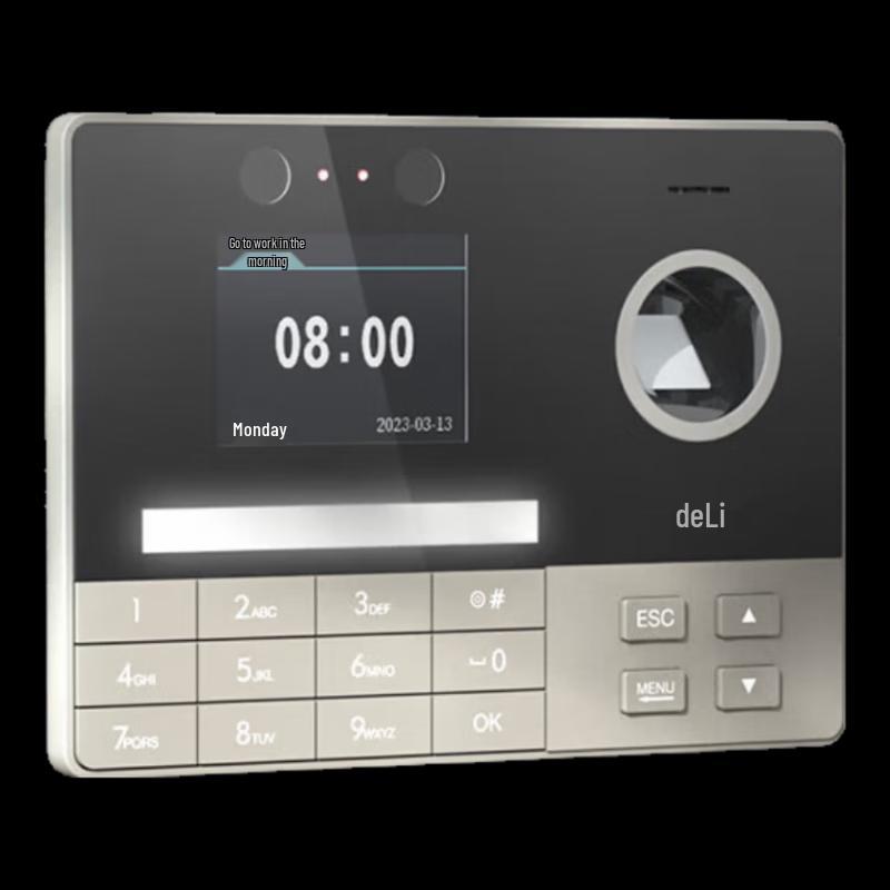 Deli Smart Dynamic Face & Fingerprint Attendance Machine