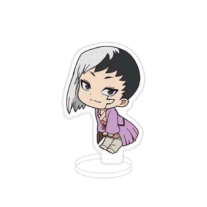Dr. Stone Japanischer Anime-Merchandise Ishigami Senkuu Acryl-Ständerfigur Sammlerstück Schreibtisch-Dekoration Kreatives Geburtstagsgeschenk Für Jungen