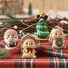 Christmas Small Ornaments Micro Landscape Cute Cartoon Santa Claus Christmas Tree Animal Decoration Ornaments Christmas Gifts