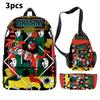 Dream Ena Bbq Children School Bag Set Pencil Case Durable Material Student Young