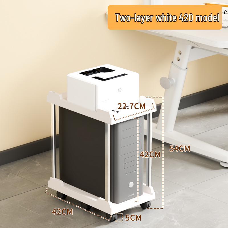 Bewegliches Computergehäuse Desktop-Gehäuse mit Rädern und einziehbarer, verdickter Basis