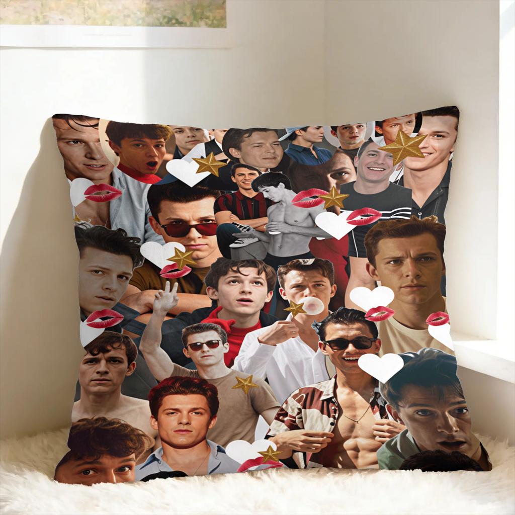 Tom Hollands Pillow Cover Kawaii Pillow Case For Sofa Home Decoration Custom Pillowcases Gift
