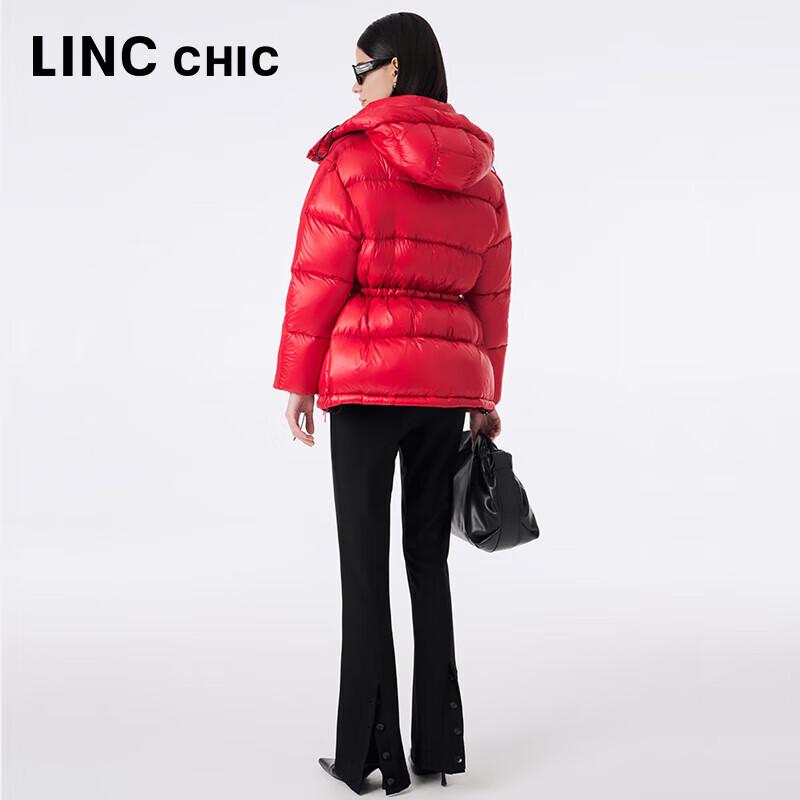 Damska zimowa krótka kurtka puchowa typu puffer o luźnym kroju