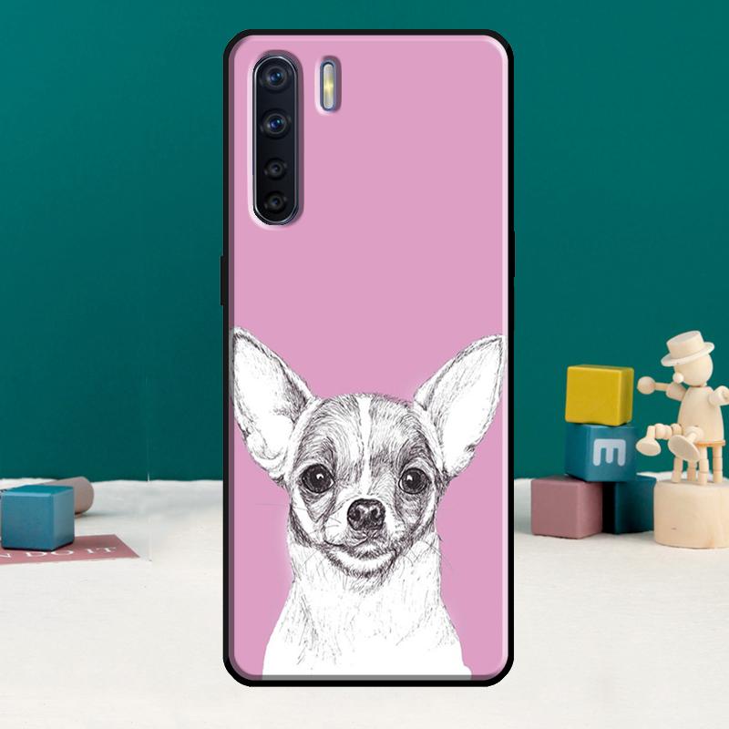 Chihuahua Dog Phone Case For Oppo A15 A74 A94 A54 A18 A38 A58 A78 A98 A40 A60 A80 A16 A76 A96 A57S A17 A77