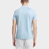 Fila Logo Print Casual Knit Short Sleeve Polo Shirt Men Polo Shirts Forget-Me-Not-Blue F11M321106ALB
