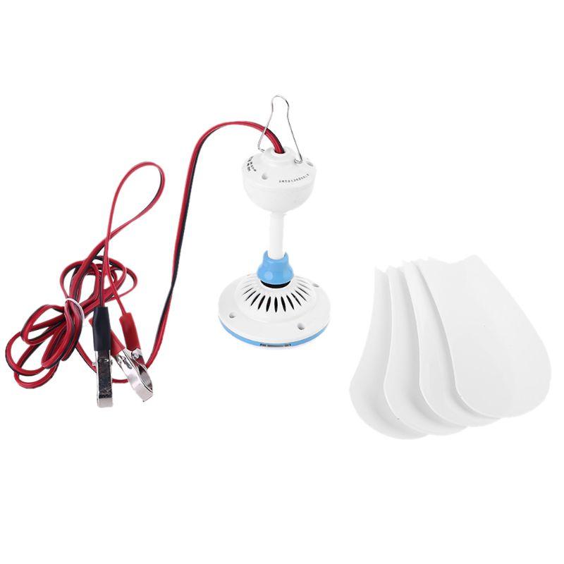 Přenosný kempingový ventilátor Mini stanový ventilátor pro kemping Celingový ventilátor Venkovní altánek Ventilátor Závěsný ventilátor Napájení z baterie