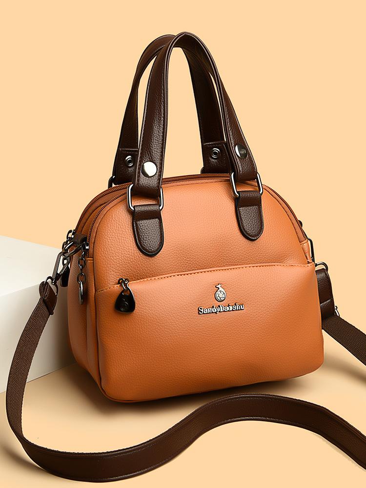 

М яка шкіряна сумка через плече, партія, модна, багатофункціональний рюкзак, жіноча портативна сумочка жовтий