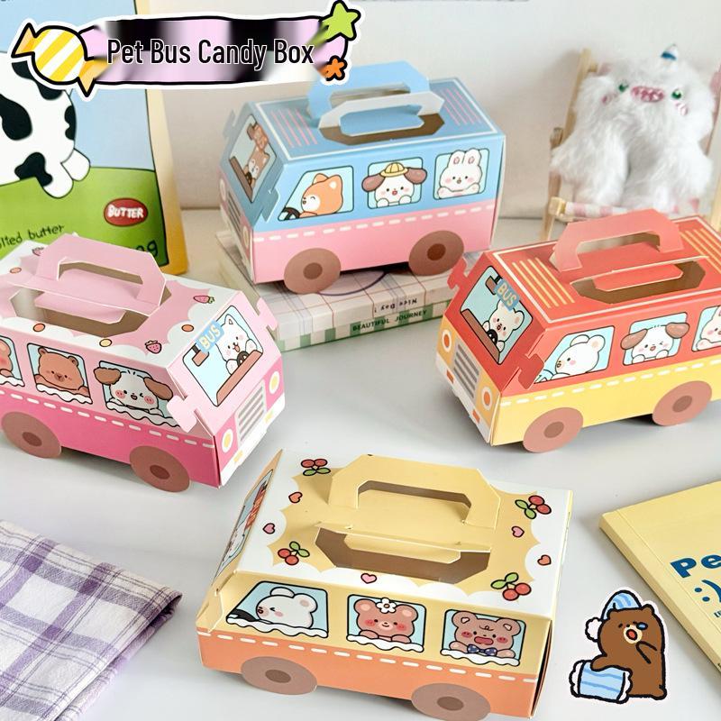 Festive Cartoon Car Candy Box - Baby Gift & Birthday Souvenir