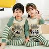 Teens Pajamas Long Sleeve 100% Cotton Pyjamas Big Kids Clothes Sets Children Boys Sleepwear Pajamas for Girls 6 8 10 12 14 Years