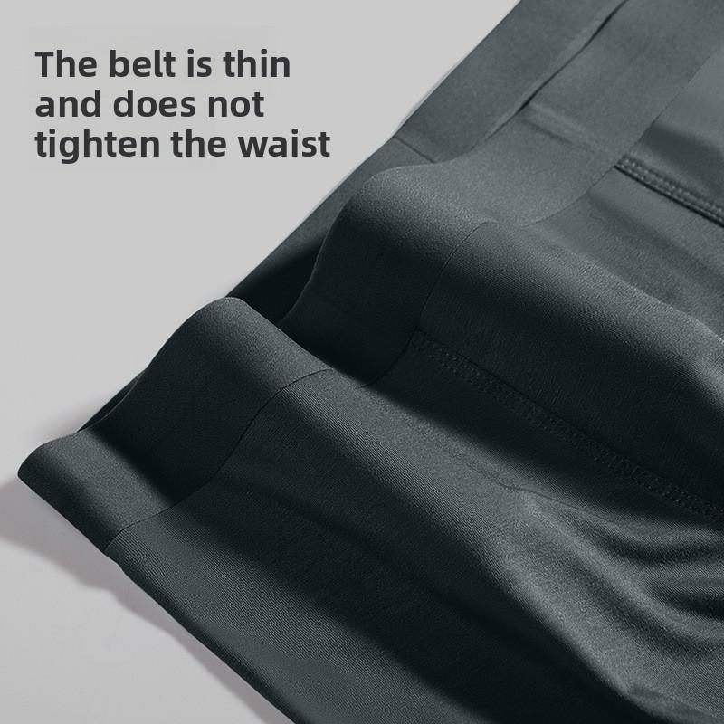 Men Spring and Summer New Xinjiang Cotton Without Trace In The Waist Flat Angle Underwear