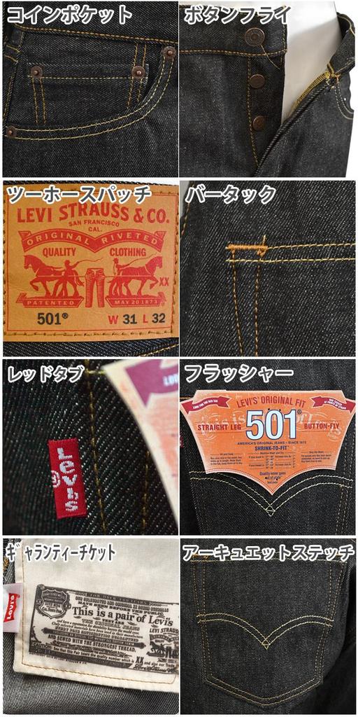 Levi's Men's 501 Button Fly Rigid Straight Jeans Unwashed Raw Denim black Waist32 Length32